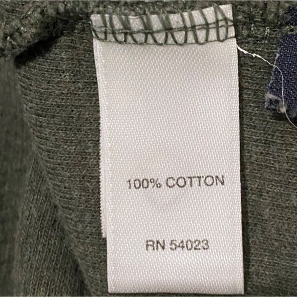 Banana Republic Mens 1/4 Zip Sweater L Dark Olive Green Classic Sporty Ribbed - Picture 5 of 6